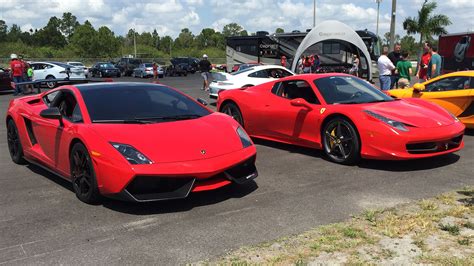 Lamborghini Huracan Vs Ferrari