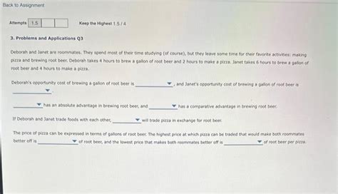 Solved 3 Problems And Applications Q3 Deborah And Janet Are Chegg