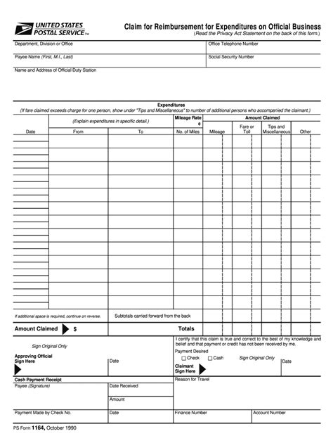 Ps Form 1164 E Printable Printable Word Searches