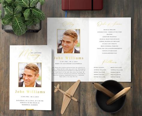 Funeral Program Template | Customize and Print