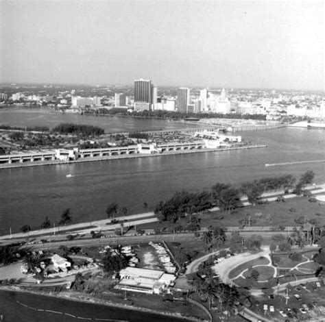 Florida Memory Aerial View Miami Florida