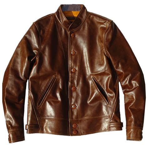 Chaqueta De Cuero Con Cera De Aceite Para Hombre Abrigo Corto De Cuero