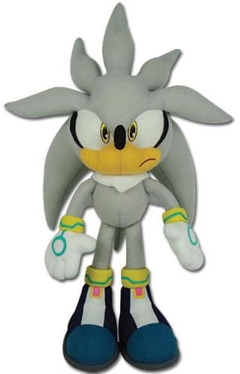 Sonic The Hedgehog 13 Silver Sonic Plush Cute And Cuddly Plush Stuffy