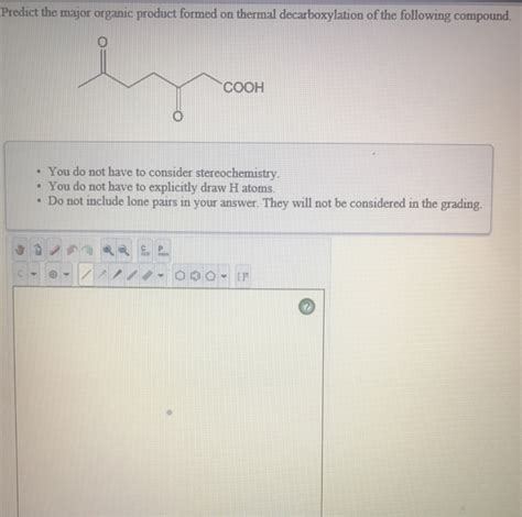 Solved Predict The Major Organic Product Formed On Thermal Chegg Hot Sex Picture