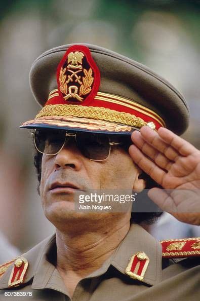 Portrait Of Colonel Muammar Khaddafi Muammar Gaddafi African History