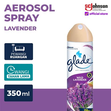 Jual Glade Aerosol Spray Pengharum Ruangan Lavender 350ml Shopee Indonesia