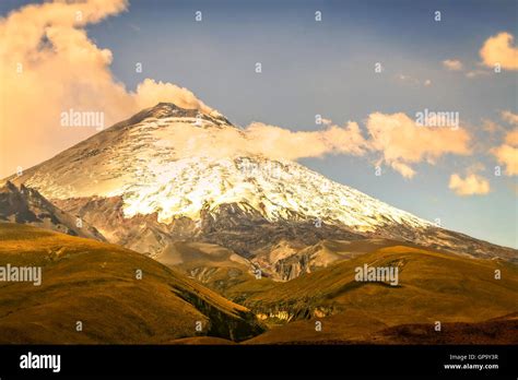 Details Of Sprouting Ash Cloud On Volcanic Eruption Of Cotopaxi Volcano