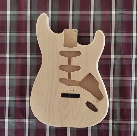 Woodtech Routing 2 Pc Alder Stratocaster Body Unfinished Reverb