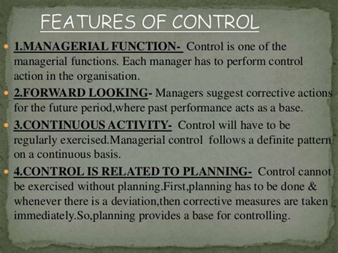 Controlling Management Functions Organisation Structure And Process