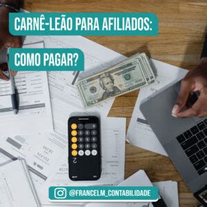 Carnê leão para Afiliados Como regularizar Contabilidade Niterói