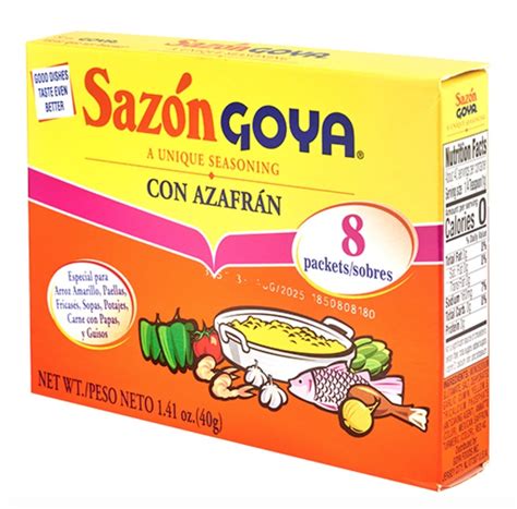 Sazón Goya A Unique Seasoning Con Azafrán 40 Gr Toko Jaruwan