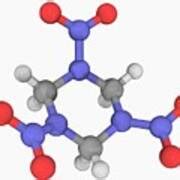 Rdx Explosive Molecule Photograph By Laguna Design Science Photo Library