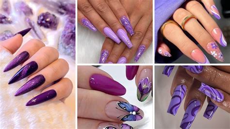 Nail Designs Purple Mary Hemmings