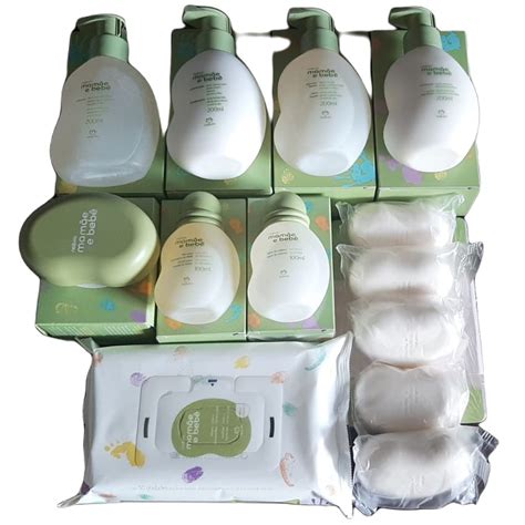 Kit Mamãe E Bebê Natura Super Completo Shopee Brasil