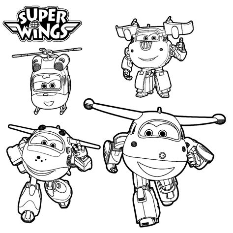 Agregar más de 80 super wings dibujos para colorear muy caliente