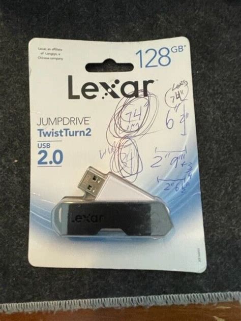 Lexar Gb Usb Flash Drive Usb Twistturn Jump Drive Sealed Ebay