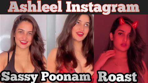 Ashleel Instagram Sassy Poonam Roast Video Instagram Reels Roast Funny Roast Youtube