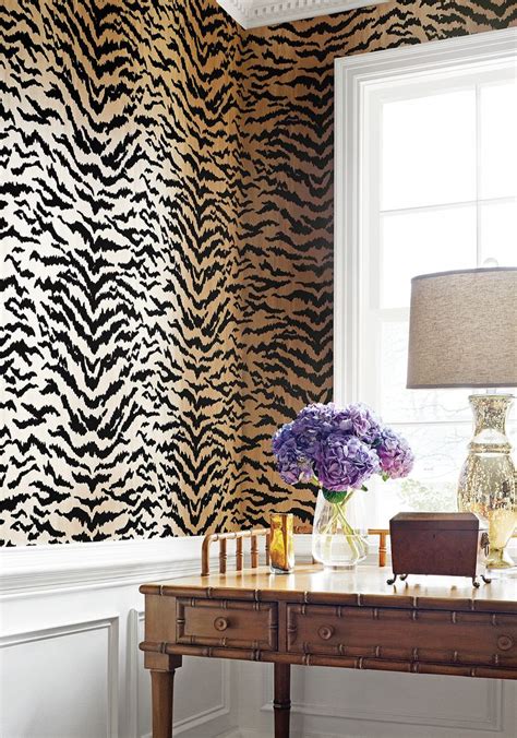 Thibaut Inspiration Tiger Flock From Natural Resource 2 Animal