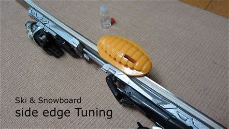 Ski Snowboard Side Edge Tuning Youtube