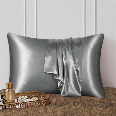 Satin Pillowcase For Hair Skin Silk Satin Pillowcase Cooling Silky Pillow Cover For Sleeping