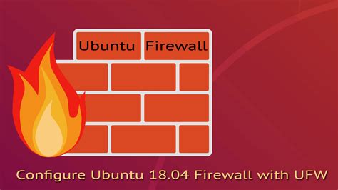 How To Setup A Firewall With Ufw On Ubuntu Off