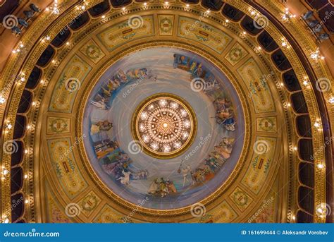 Buenos Aires, Argentina - February 1, 2018: Insides of the Teatro Colon Theater Editorial Stock ...