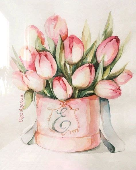 130 Tulpen Aquarelle Ideen In 2021 Aquarell Blumen Aquarell Tulpen