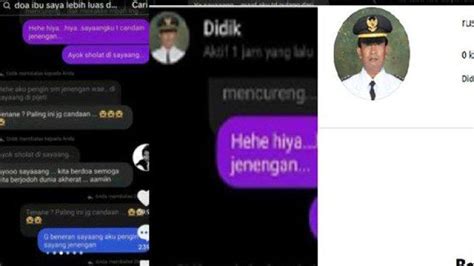 Skandal Camat Dengan Asn Di Pati Isi Chat Mesranya Viral Di Tiktok