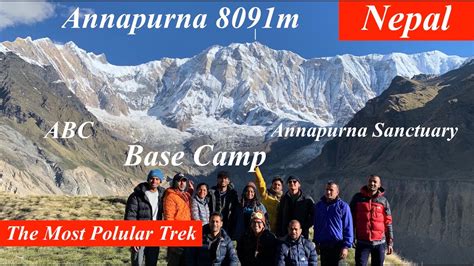 Annapurna Base Camp ABC Annapurna Sanctuary The Most Popular Trek