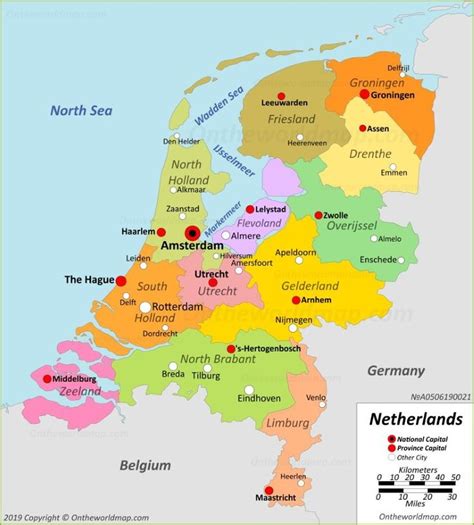 Simple Netherlands Map