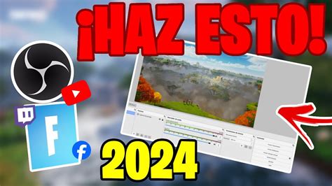 LA MEJOR CONFIGURACIÓN PARA STREAMEAR FORTNITE SIN LAG EN 2024