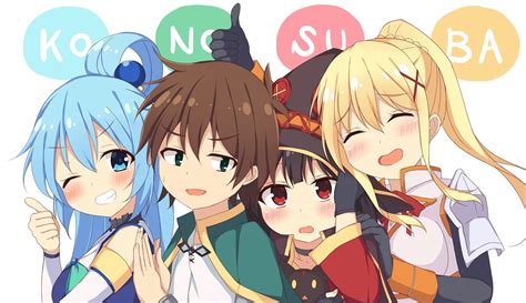 Kazuma Satou Anime Darkness Konosuba Konosuba Gods Blessing On