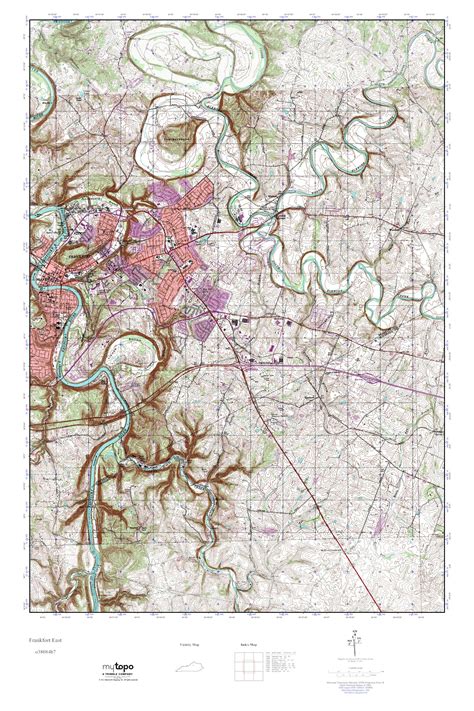 Mytopo Frankfort East Kentucky Usgs Quad Topo Map