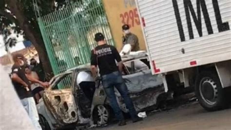 Goi Nia Corpo Carbonizado Encontrado No Banco De Tr S De Carro