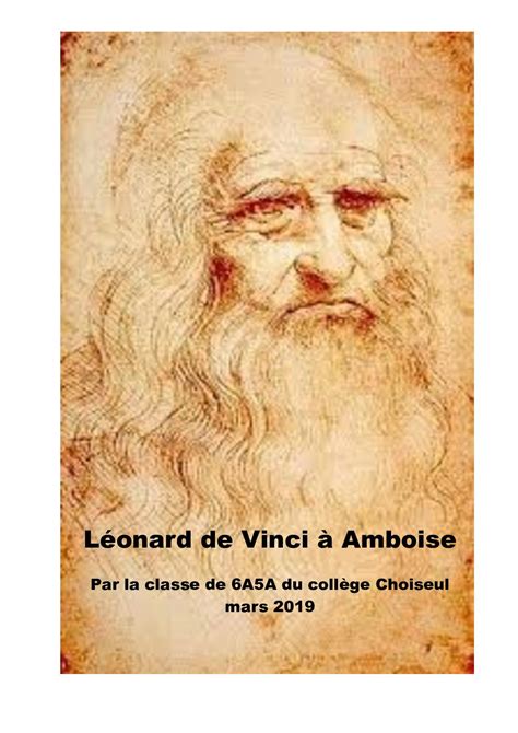 Calaméo Léonard De Vinci à Amboise Mars 2019