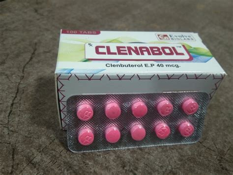 Clenbuterol 40 Mcg Tablets At Rs 120box Clenbuterol Hcl Tablets In