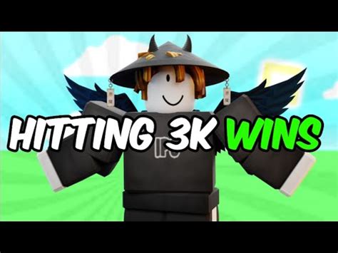 Hitting K Wins Roblox Bedwars Youtube