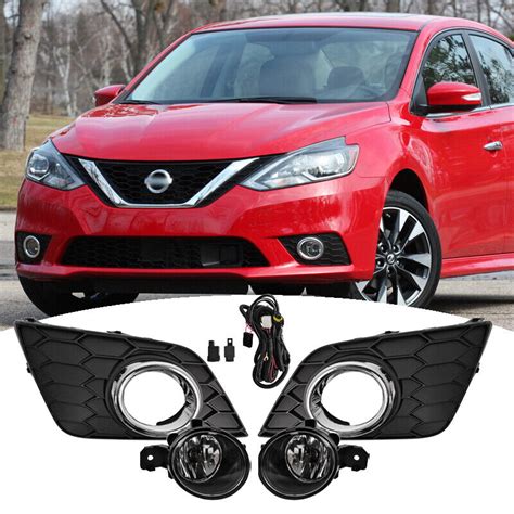 For 2016 2017 2018 2019 Nissan Sentra Bumper Fog Lights Lamps Wwiring Switch Ebay