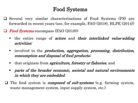 Sustainable Food Systems Ppt