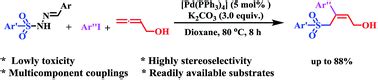 Palladium Catalyzed Three Component Tandem Reaction Of Sulfonyl