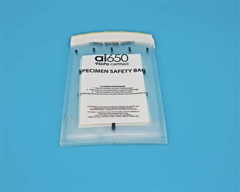 Laboratory Sample Storage Bag - Thick and Safe Storage Bag and ...