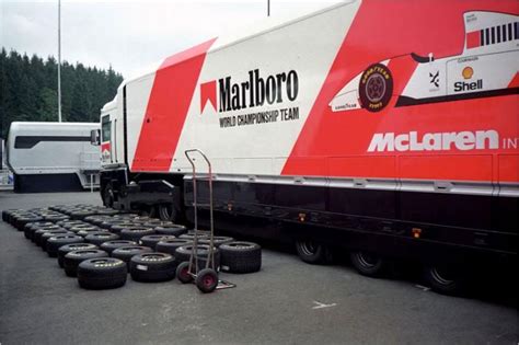 Marlboro Mclaren Transporter Spa Francorchamps Renntransporter