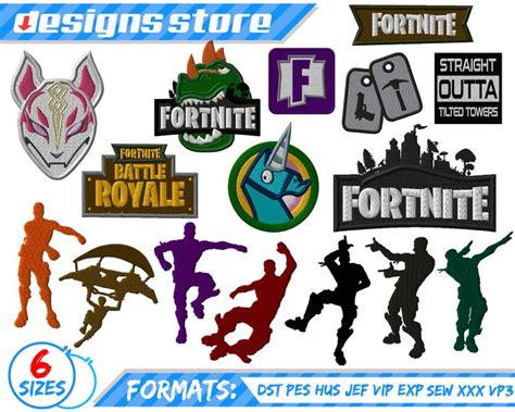 Fortnite Embroidery Design Gamer Geek Embroidery Machine Fortnite Geek