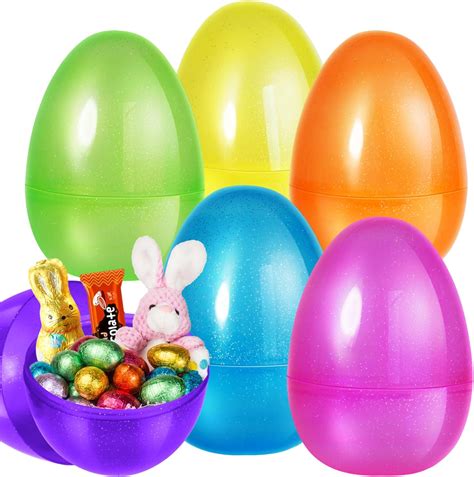 Amazon SpringFlower 12 PCS Jumbo Easter Eggs 10 Large Plastic