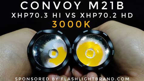 M21B XHP70 3 HI 3000K Vs M21B XHP70 2 HD 3000K YouTube