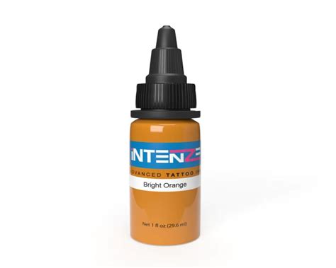 Bright Orange Intenze Ink Tattoo Inks Worldwide Tattoo Canada