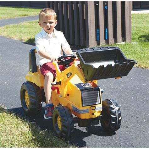 Caterpillar Backhoe Pedal Tractor Ride On Kids Ride On Toys Ride On