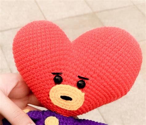 Tata BT21 Crochet Pattern BT21 Tapestry BTS Amigurumi Doll Etsy