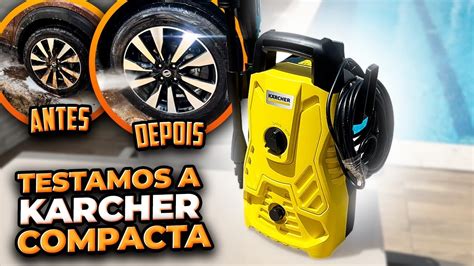 Karcher Compacta UMA PEQUENA GIGANTE Review E Testes Da Lavadora De