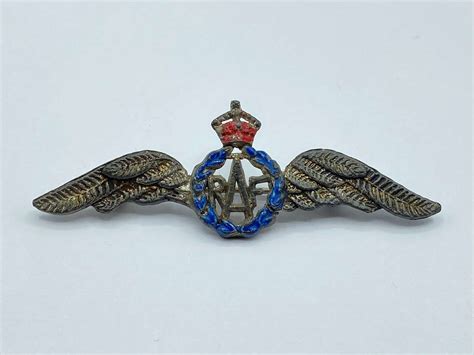 Ww2 British Royal Air Force Raf Sweetheart Brooch Badge